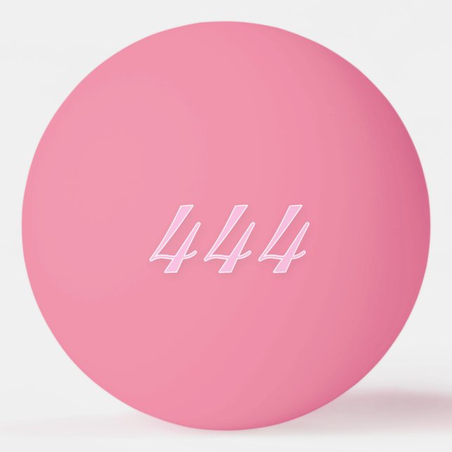 Erstellen Sie Ihr eigenes Hot Pink 444 Tischtennisball (Vorderseite)