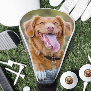 Erstellen Sie Ihr eigenes Hunde-Foto Golf Headcover