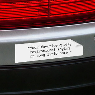 Erstellen Sie Ihr eigenes individuelles Angebot Autoaufkleber
