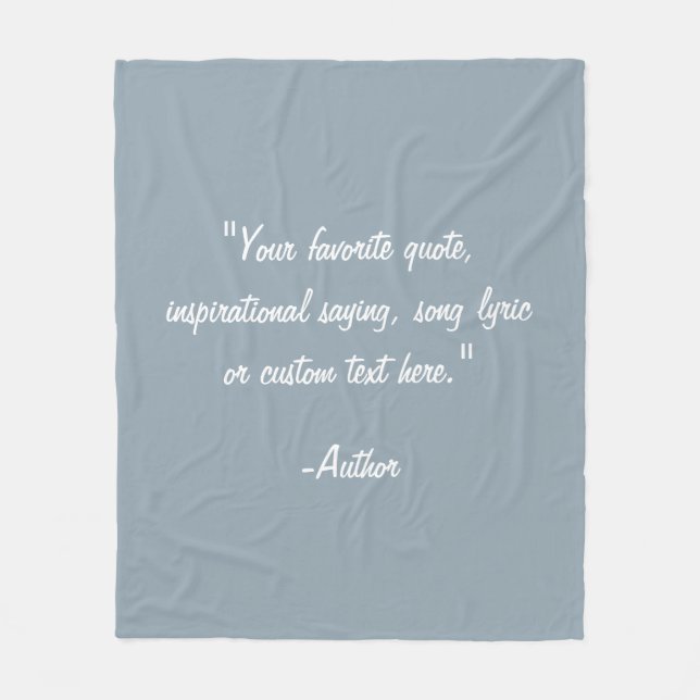 Erstellen Sie Ihr eigenes individuelles Angebot Fleecedecke (Vorderseite)