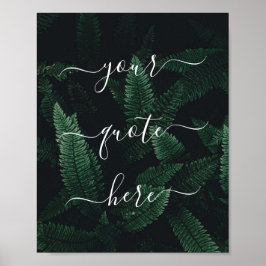 Erstellen Sie Ihr eigenes individuelles Angebot-Na Poster