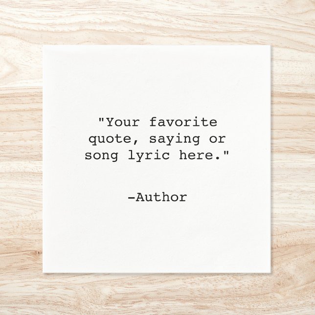 Erstellen Sie Ihr eigenes individuelles Angebot Serviette (Von Creator hochgeladen)