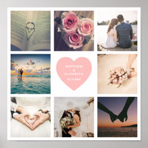 Erstellen Sie Ihr eigenes individuelles Hochzeitss Poster