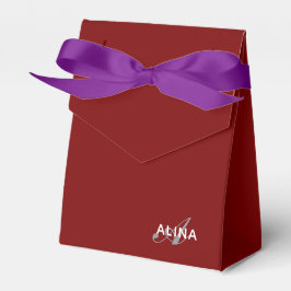 Erstellen Sie Ihr eigenes individuelles Monogramm Geschenkschachtel