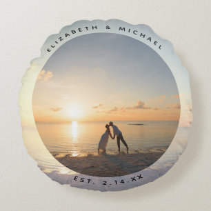 Erstellen Sie Ihr eigenes individuelles unvergessl Rundes Kissen