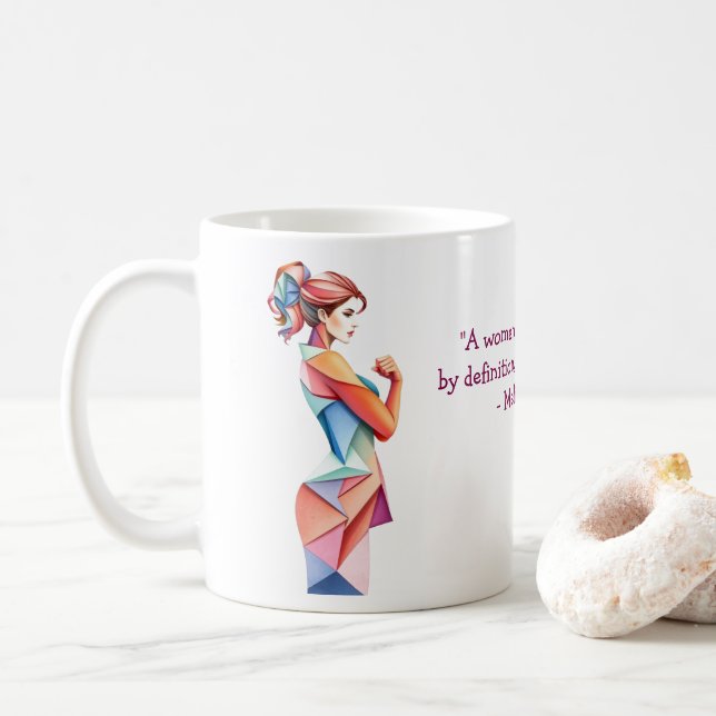 Erstellen Sie Ihr eigenes inspirierendes Frauentag Kaffeetasse (Mit Donut)