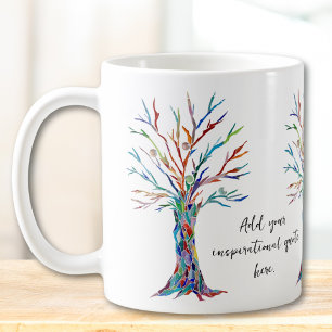 Erstellen Sie Ihr eigenes inspirierendes Motiviere Kaffeetasse