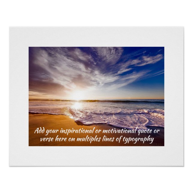 Erstellen Sie Ihr eigenes inspirierendes/Motiviere Poster (Vorderseite)