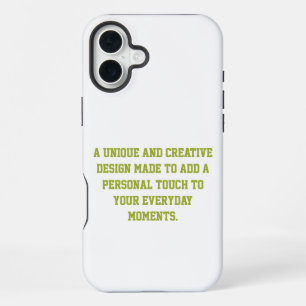 Erstellen Sie Ihr eigenes iPhone 16 Plus Tough Cas Hülle