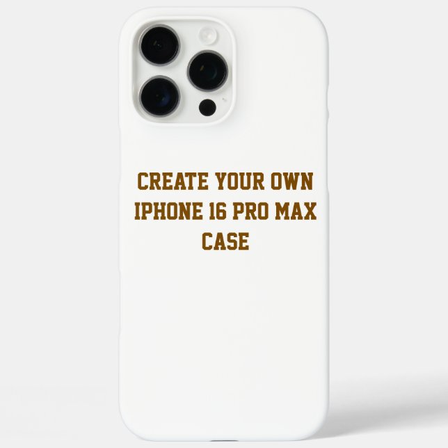 Erstellen Sie Ihr eigenes iPhone 16 Pro Max Case (Rückseite)