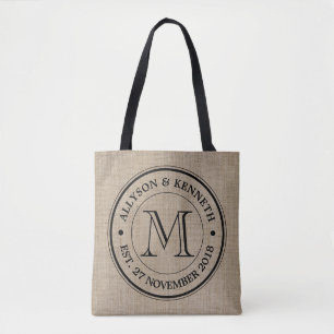 Erstellen Sie Ihr eigenes Jute-Retro-Logo-Monogram