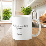 Erstellen Sie Ihr eigenes Kalligraphieangebot Kaffeetasse<br><div class="desc">Erstellen Sie Ihre eigene Kaffee-Tasse. Features minimalistische Kalligraphie Typografie.</div>