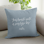 Erstellen Sie Ihr eigenes Kalligraphieangebot Kissen<br><div class="desc">Erstellen Sie Ihr eigenes individuelles Angebot werfen Kissen. Features minimalistische Kalligraphie Typografie.</div>