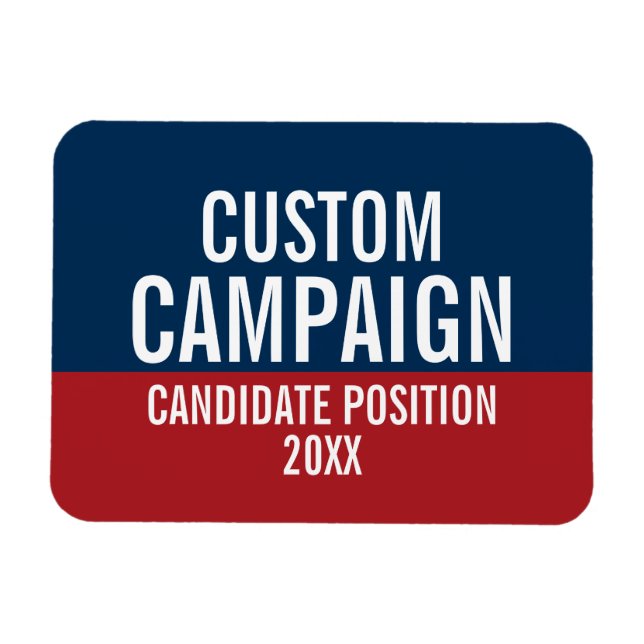 Erstellen Sie Ihr eigenes Kampagnengerät Magnet (Horizontal)