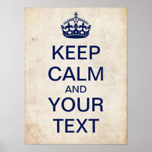 Erstellen Sie Ihr eigenes "Keep Calm"-Poster (dunk Poster