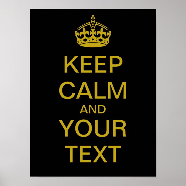 Erstellen Sie Ihr eigenes "Keep Calm"-Poster (Mess Poster (Vorne)