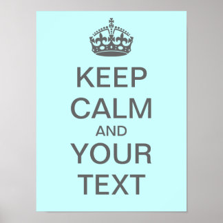 Erstellen Sie Ihr eigenes "Keep Calm"-Poster (mitt Poster
