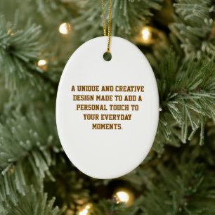 Erstellen Sie Ihr eigenes Keramik-Ornament Keramik Ornament