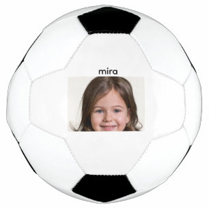 Erstellen Sie Ihr eigenes Kinderfoto als individue Fußball