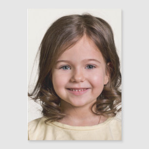 Erstellen Sie Ihr eigenes Kinderfoto als individue Magnetkarte