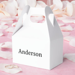 Erstellen Sie Ihr eigenes kleines Giebeldach 10 cm Geschenkschachtel