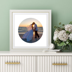 Erstellen Sie Ihr eigenes kreisförmiges Hochzeitsf Poster