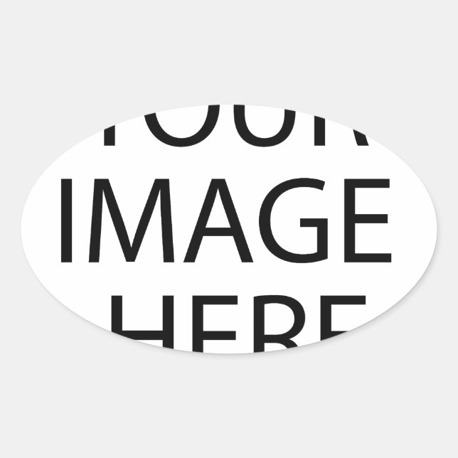 Erstellen Sie Ihr eigenes Kundendienstprodukt Ovaler Aufkleber (Vorderseite)
