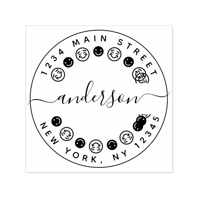 Erstellen Sie Ihr eigenes Lächelsymbol rund um die Permastempel (Design)