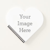 Erstellen Sie Ihr eigenes, laminiertes Heartförmig Notizbuch
