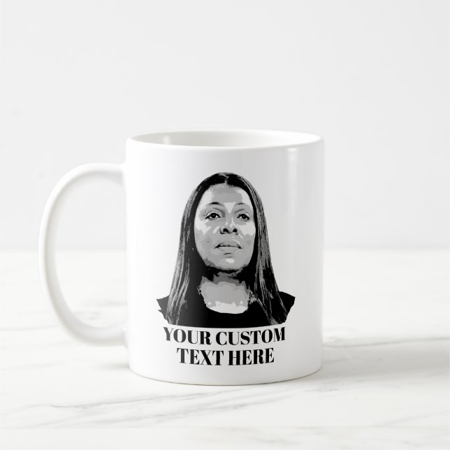 Erstellen Sie Ihr eigenes Letitia James Design Kaffeetasse (Links)