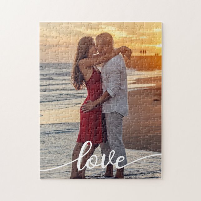 Erstellen Sie Ihr eigenes Liebe Script Romantic Co Puzzle (Vertikal)
