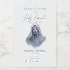 Erstellen Sie Ihr eigenes Lila Hexapothecary-Label Lebensmitteletikett