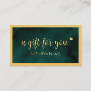 Erstellen Sie Ihr eigenes Logo Budget Gold Geschen Begleitkarte