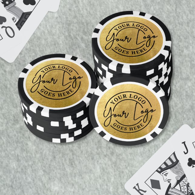Erstellen Sie Ihr eigenes Logo Gold Pokerchips (Create Your Own Logo Gold Poker Chips)