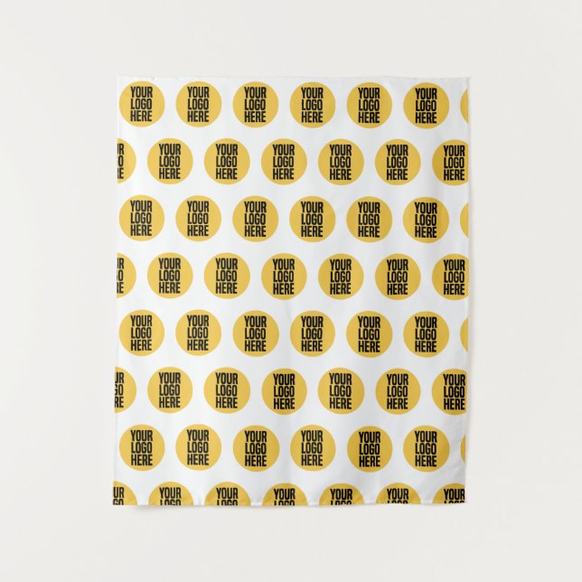 Erstellen Sie Ihr eigenes Logo-Muster Wandteppich (Vorderseite)