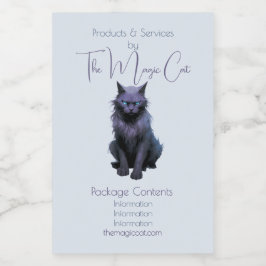 Erstellen Sie Ihr eigenes magisches Black Cat Apot Lebensmitteletikett