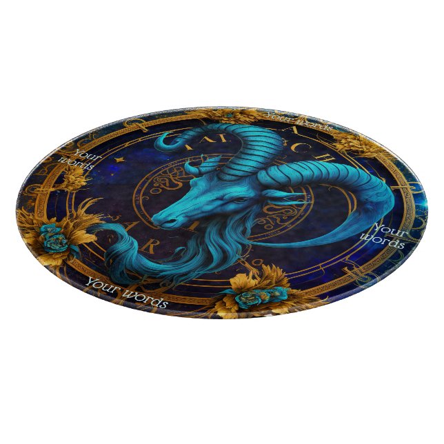 Erstellen Sie Ihr eigenes magisches Capricorn Alta Schneidebrett (Ecke)