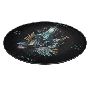 Erstellen Sie Ihr eigenes magisches Kristallglas A Schneidebrett