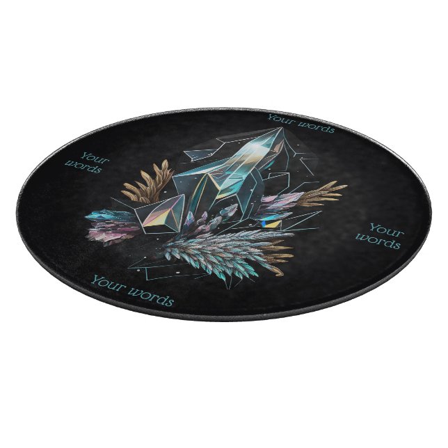 Erstellen Sie Ihr eigenes magisches Kristallglas A Schneidebrett (Ecke)