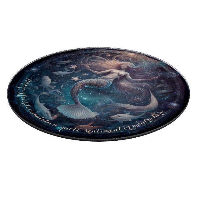 Erstellen Sie Ihr eigenes magisches Meerjungfraupa Schneidebrett (Ecke)