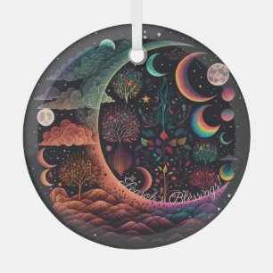 Erstellen Sie Ihr eigenes magisches Planetenparadi Ornament Aus Glas