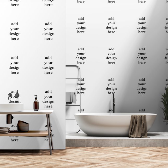 Erstellen Sie Ihr eigenes maßgeschneidertes glatte Tapete (Badezimmer)
