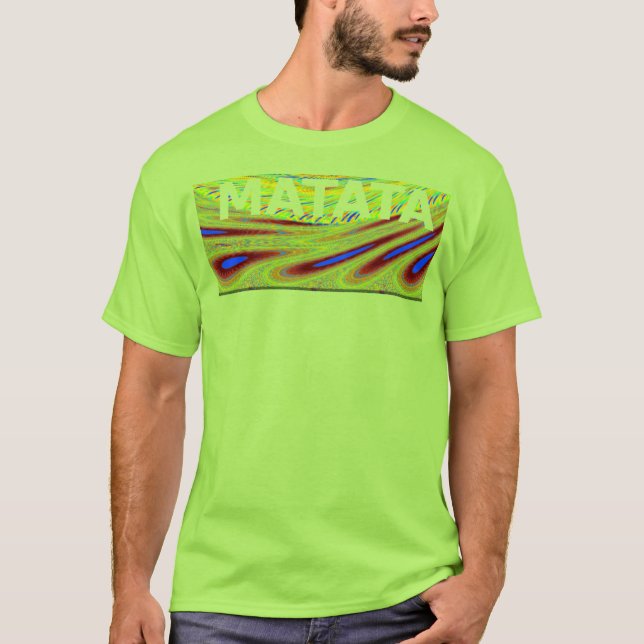 Erstellen Sie Ihr eigenes Matata Basic T-Shirt Tem (Vorderseite)