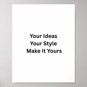 Erstellen Sie Ihr eigenes Mattposter Poster