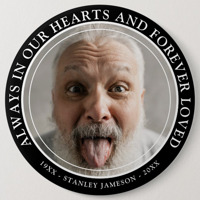 Erstellen Sie Ihr eigenes Memorial-Foto und Ihre T Button (Vorderseite)