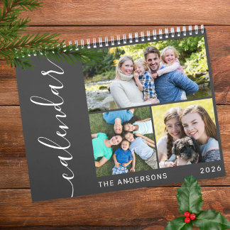 Erstellen Sie Ihr eigenes minimalistisches 3-Fotos Kalender