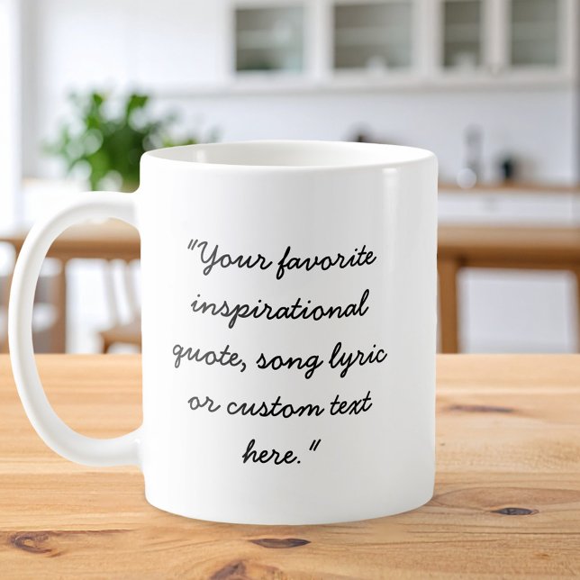 Erstellen Sie Ihr eigenes Minimalistisches Angebot Kaffeetasse (Von Creator hochgeladen)