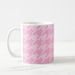 Erstellen Sie Ihr eigenes monotones Houndstooth-Mu Kaffeetasse