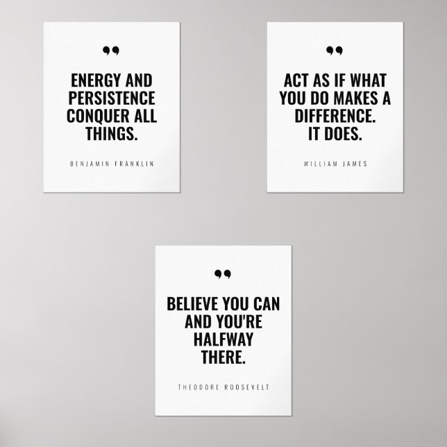 Erstellen Sie Ihr eigenes Motivierend Angebot Bilderwand Sets (Vorderseite)