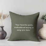 Erstellen Sie Ihr eigenes Motivierend Angebot Kissen<br><div class="desc">Erstellen Sie Ihr eigenes individuelles Angebot werfen Kissen. Funktioniert mit minimalistischer Schrift-Typografie.</div>